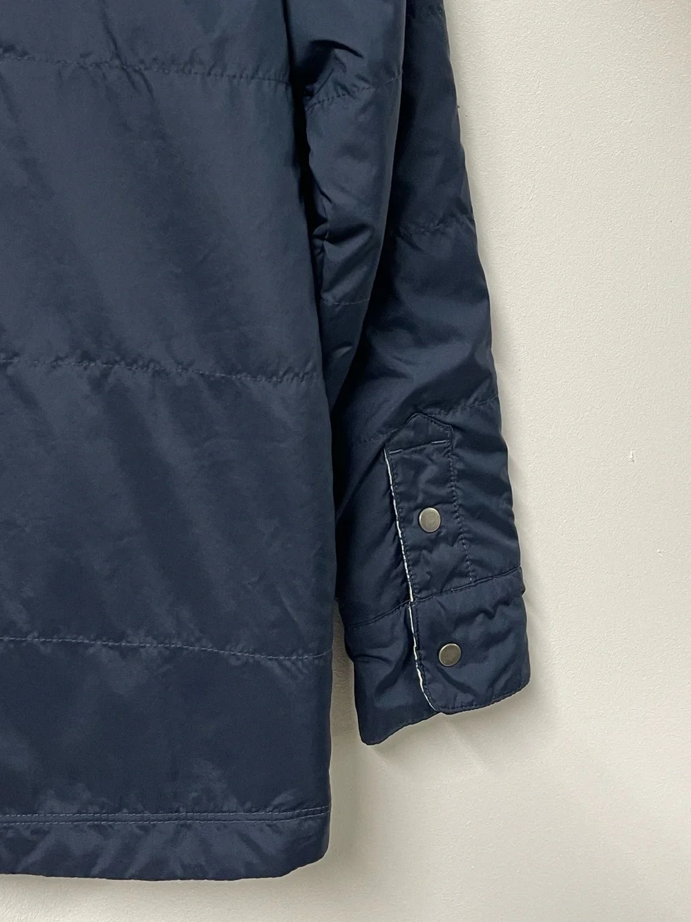 The North Face Boy’s 14/16-L Navy Button-Front Lightweight Jacket
